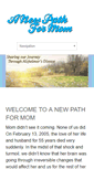 Mobile Screenshot of anewpathformom.com